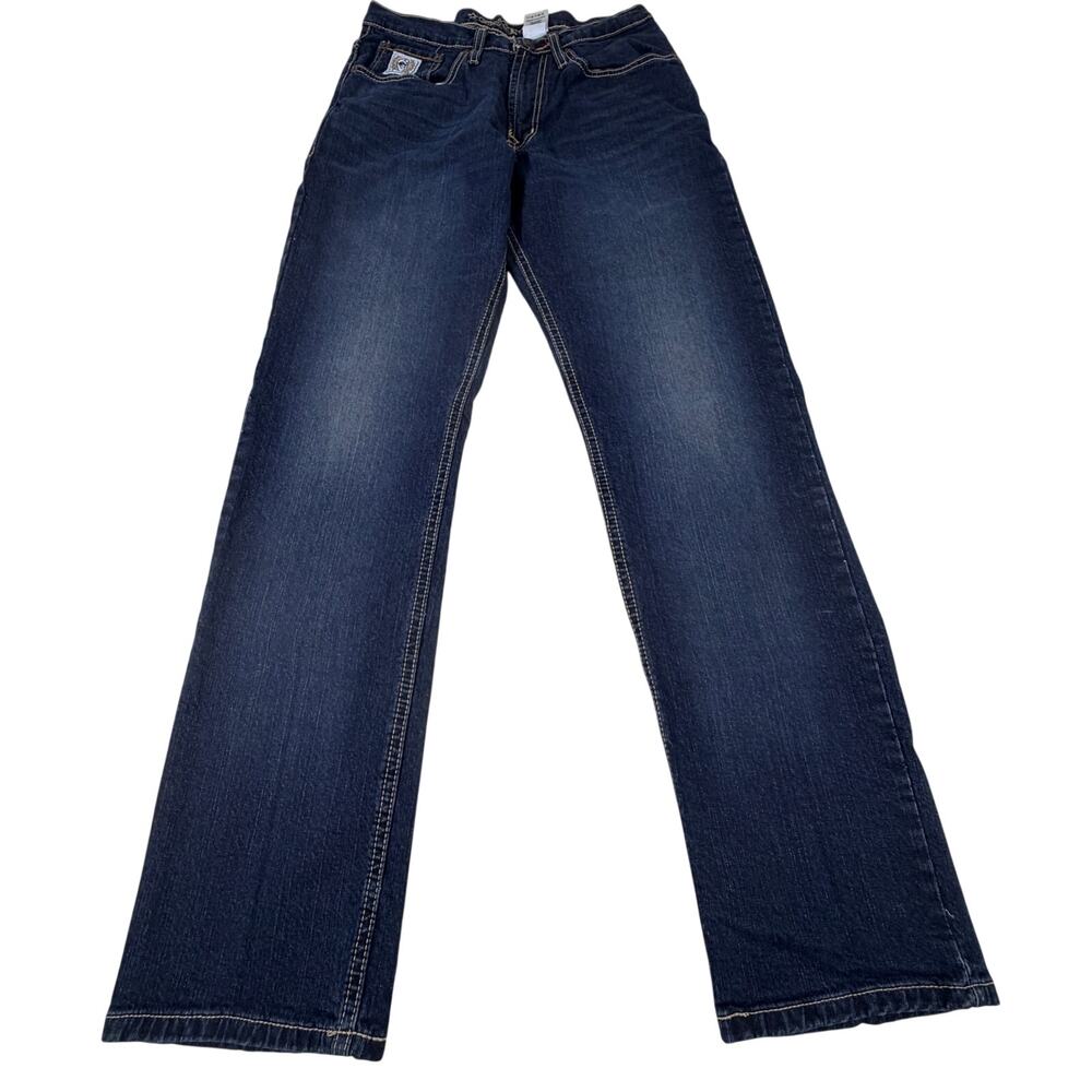 CINCH MEN'S WHITE LABEL RELAXED FIT WESTERN DENIM BLUE JEANS MB92834062 SZ 30x34